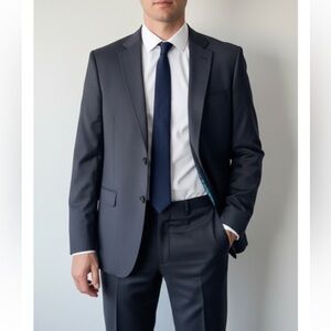 Ted Baker London Endurance 100% Wool Men’s Sports Coat Blazer Jacket Black 40S